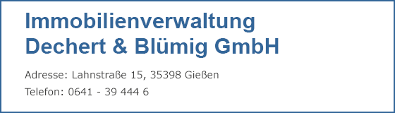 dechert-und-bluemig Immobilienverwaltung Dechert & Blümig GmbH